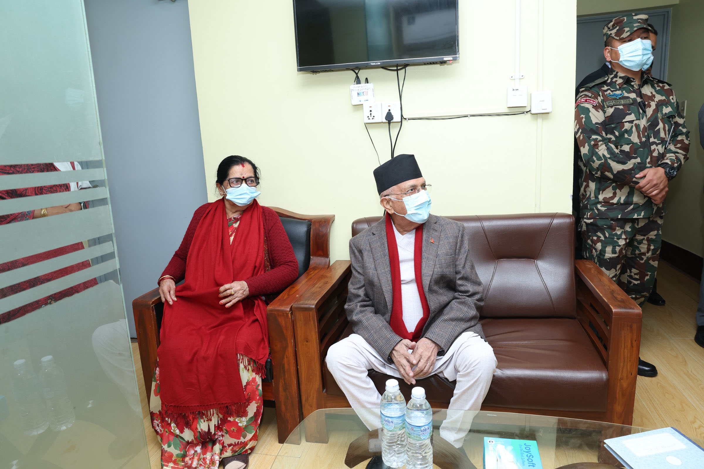 PM Oli takes stock of President’s treatment