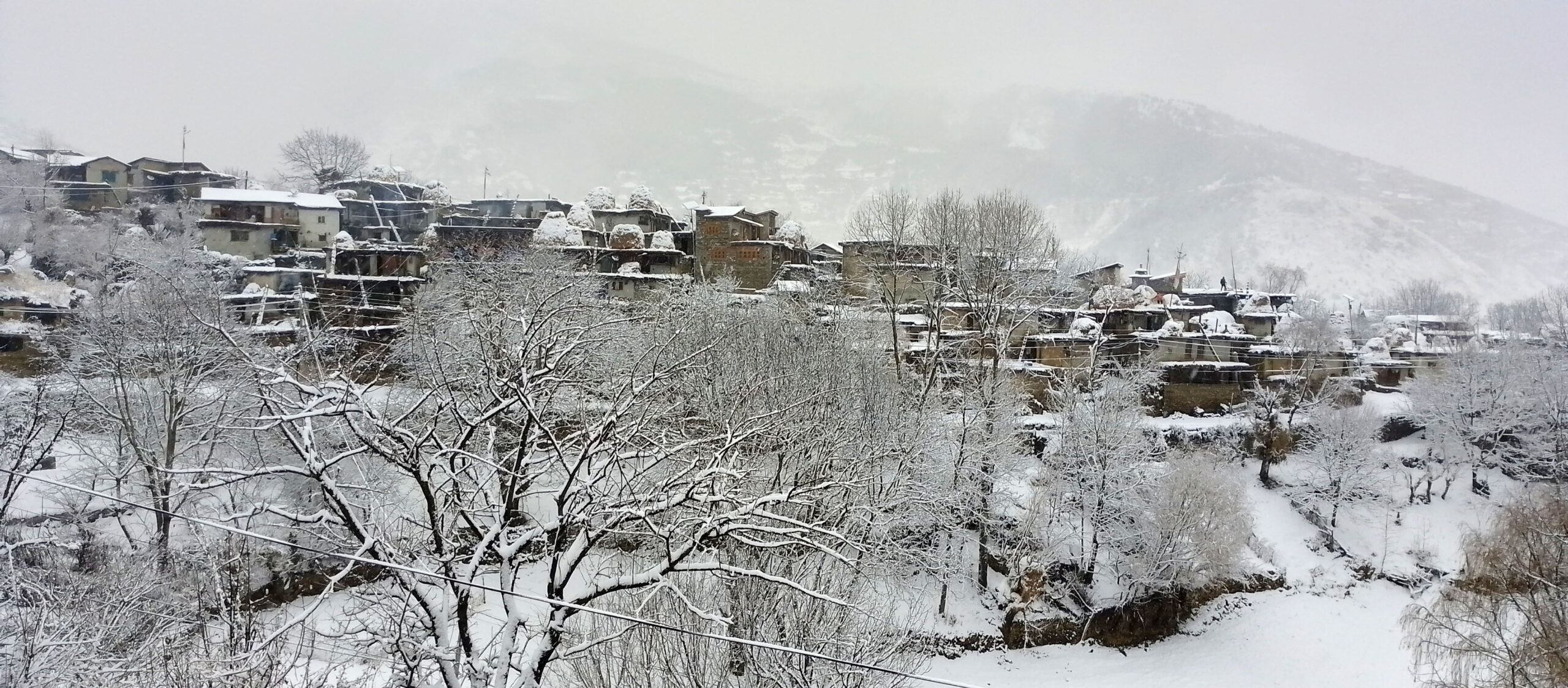 Humla sees third snowfall of season