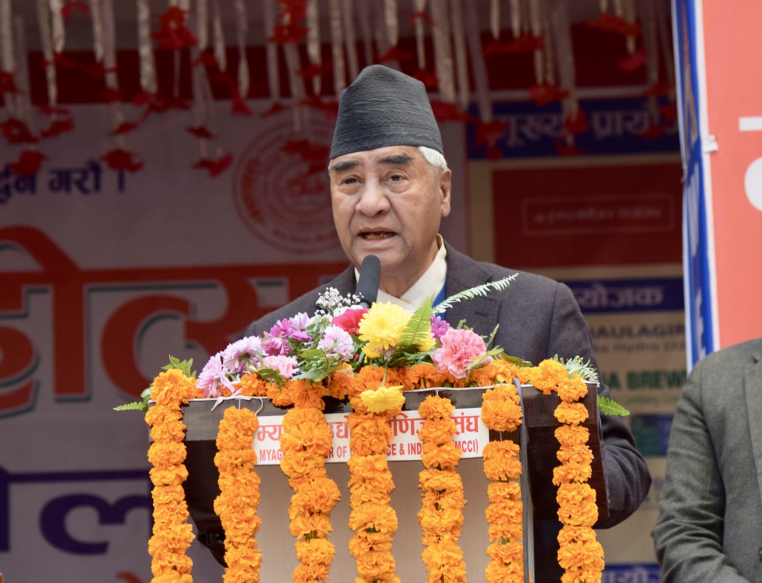 Economic development possible thru use of natural resources, Deuba says