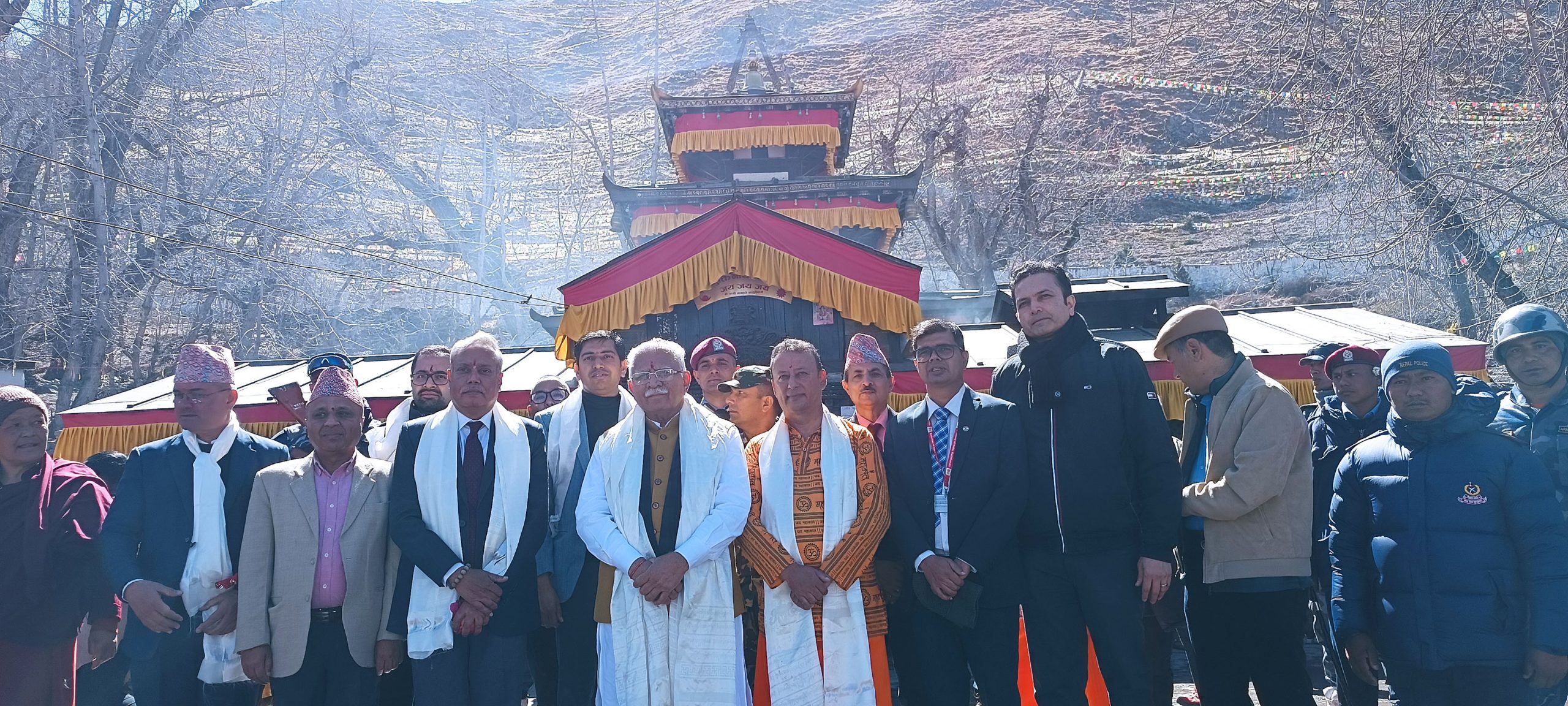 Indian Power Minister offers worship at Muktinath