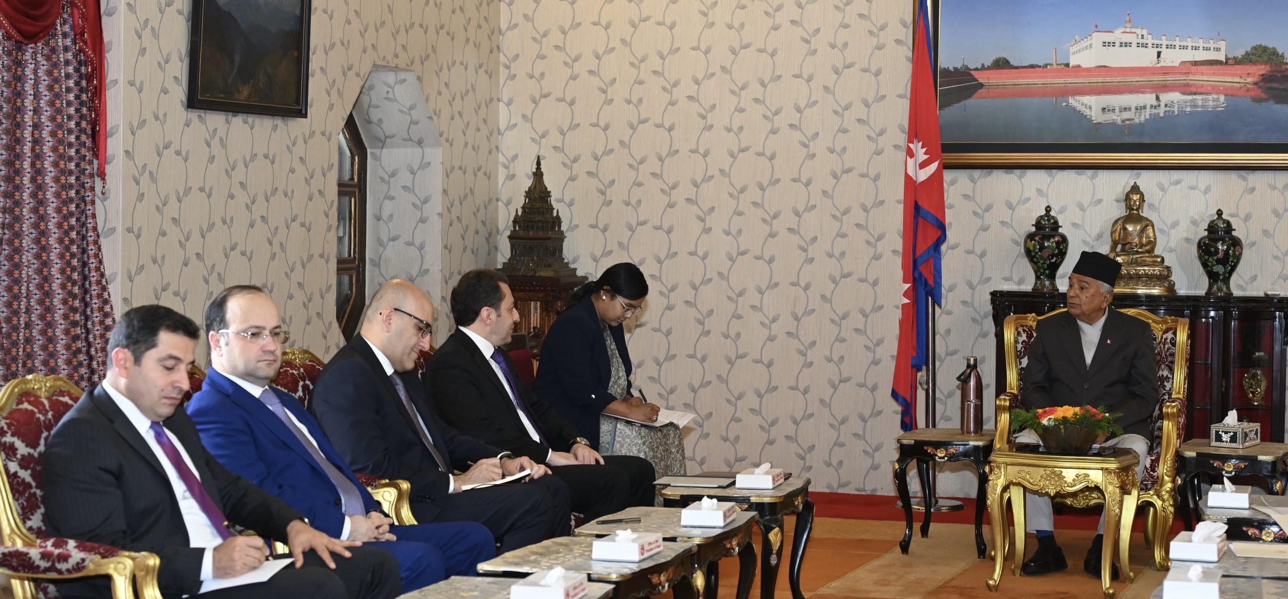 Azerbaijan’s Deputy Foreign Minister Mammadov pays courtesy call on President Paudel