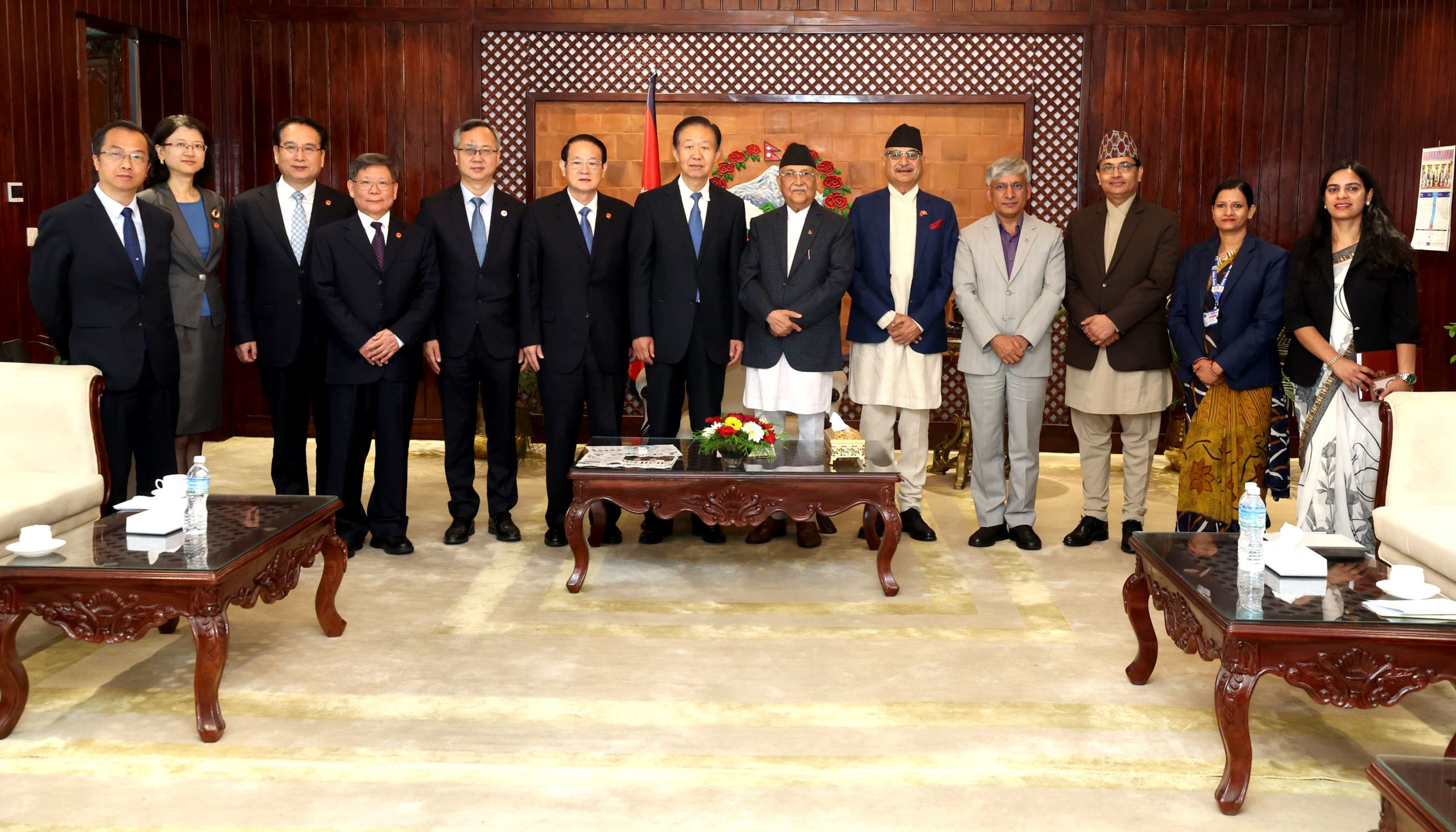 Vice Chairman of NPC of China pays courtesy call on PM Oli