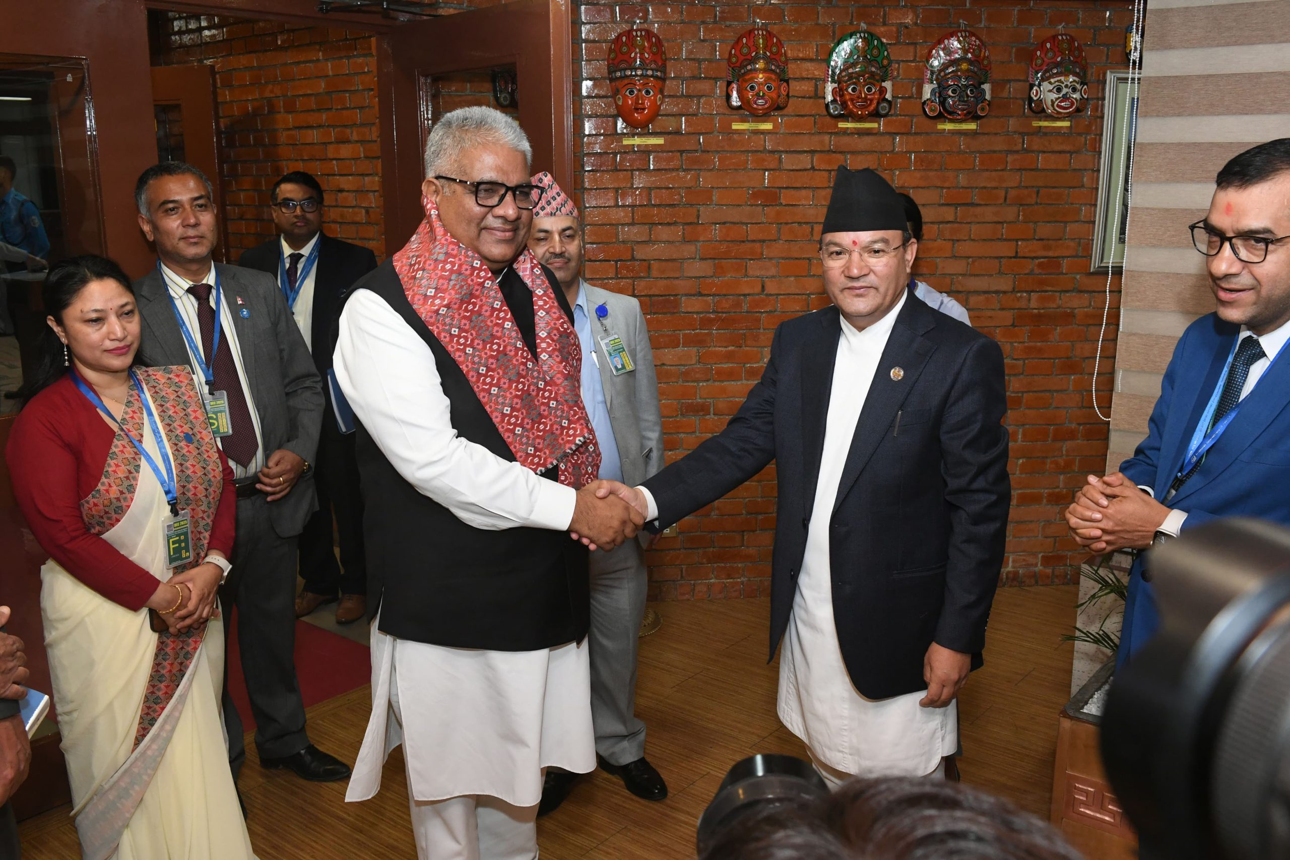 Indian Forest Minster arrives for  Sagarmatha Sambaad