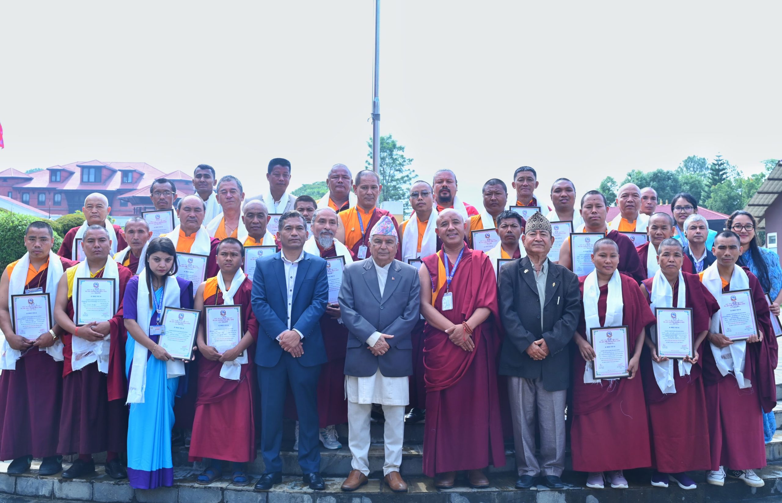 President Paudel emphasizes on embracing self-discipline, compassion, tolerance and non-violence