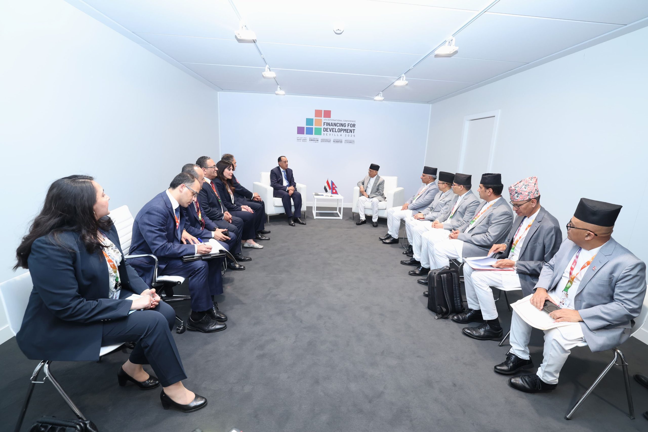 PM Oli calls for unified actions to bridge financing gap   
