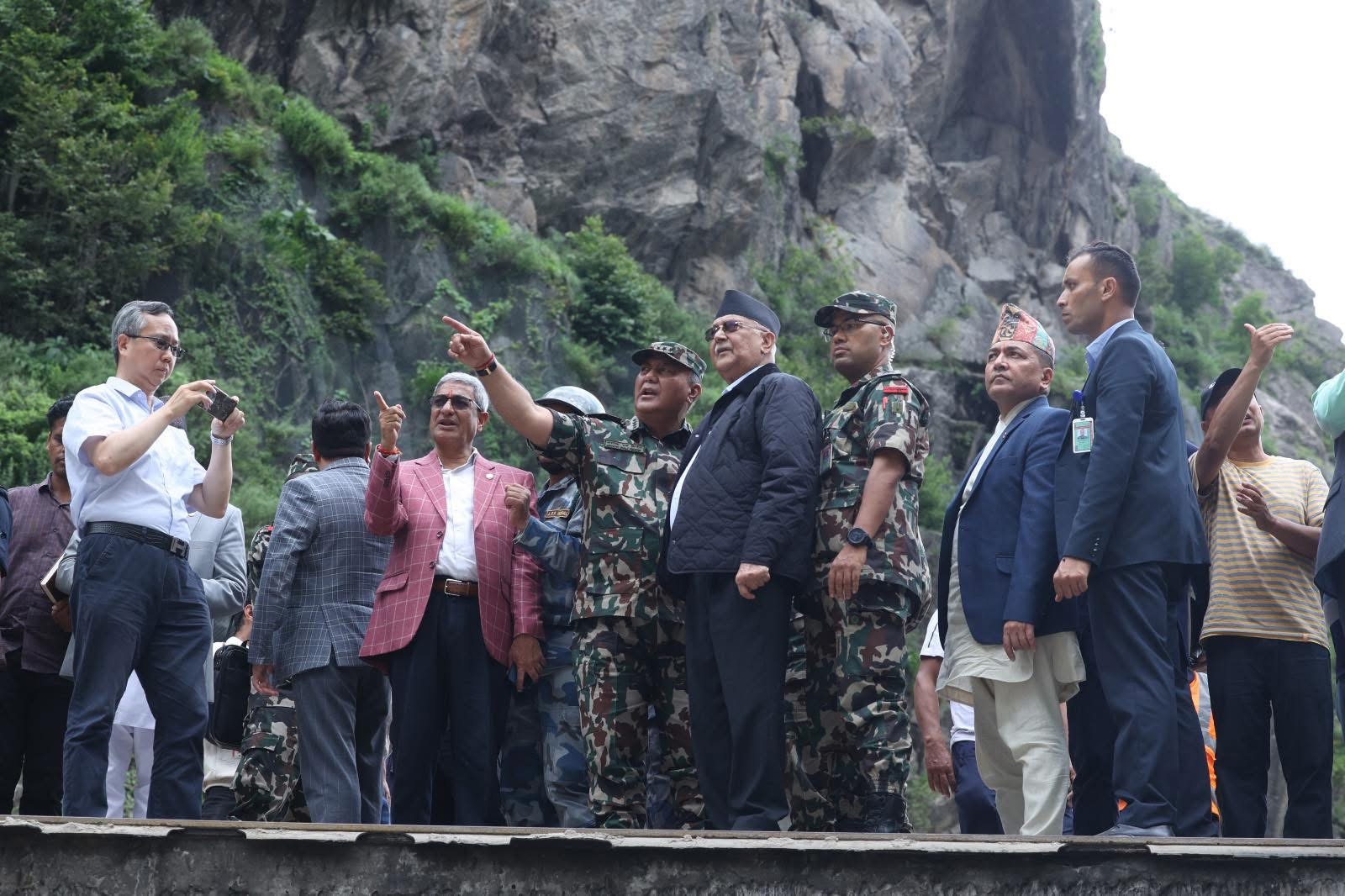 PM, ministers leave for Rasuwa to inspect flood damages