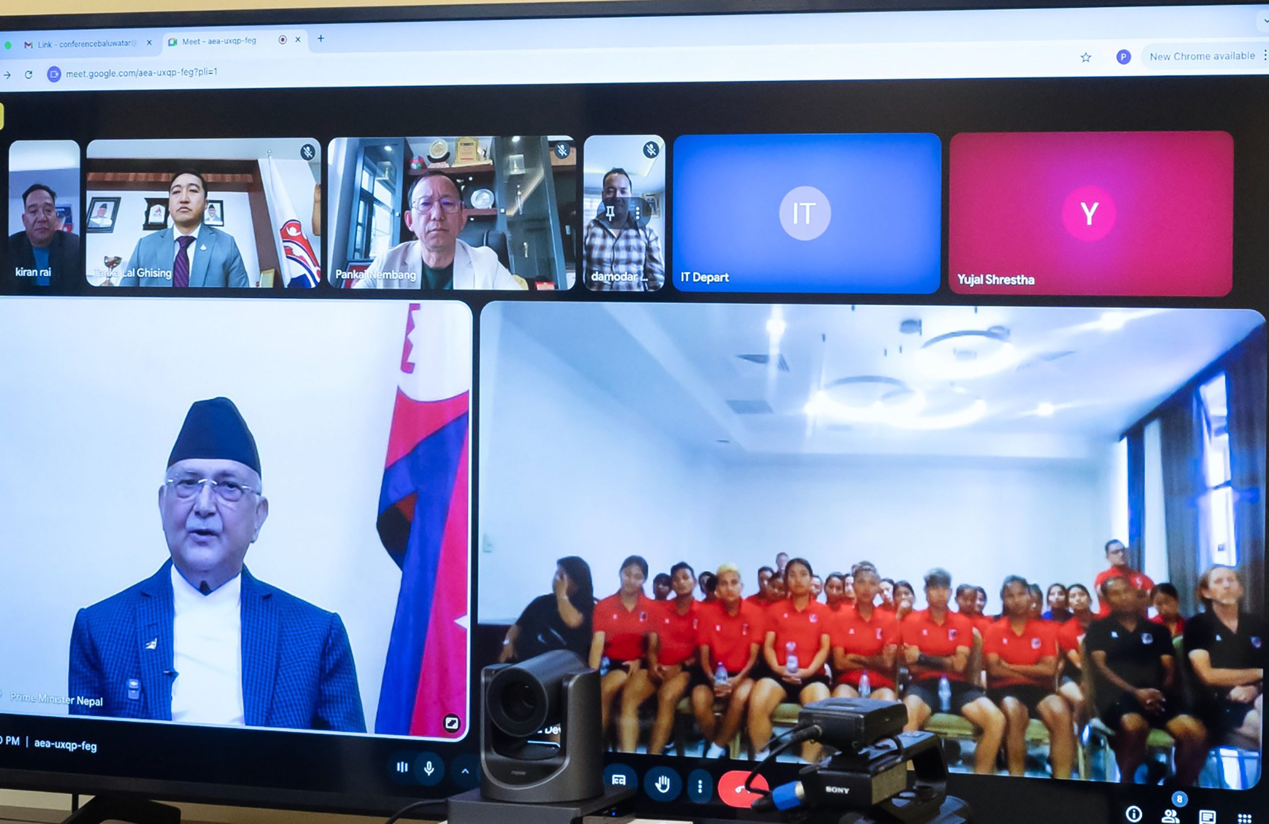 PM Oli extends best wishes for Nepal’s victory against Uzbekistan