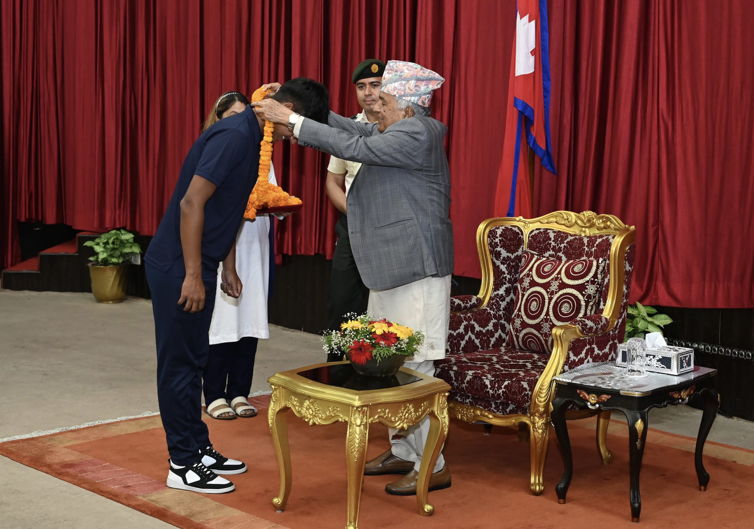 Success in cricket is result of players’ dedication, passion: President Paudel   