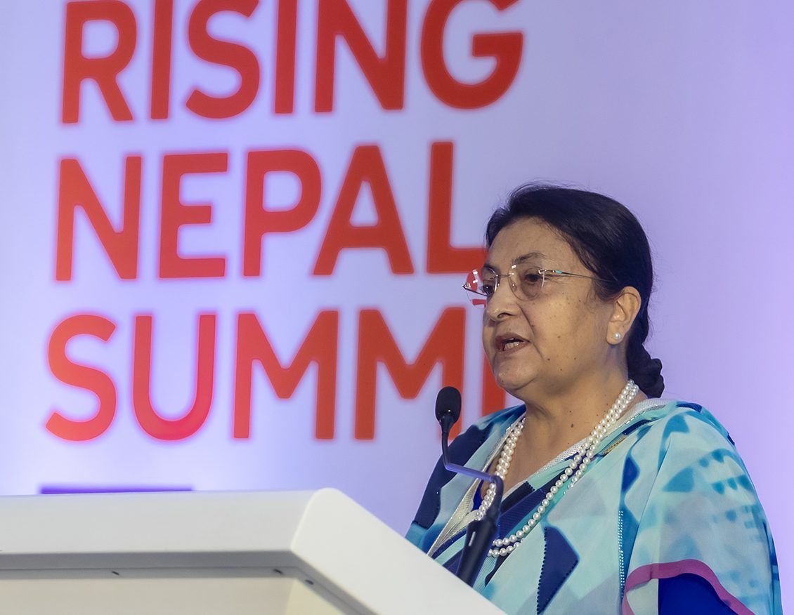 Make prosperity a reality: Former President Bhandari