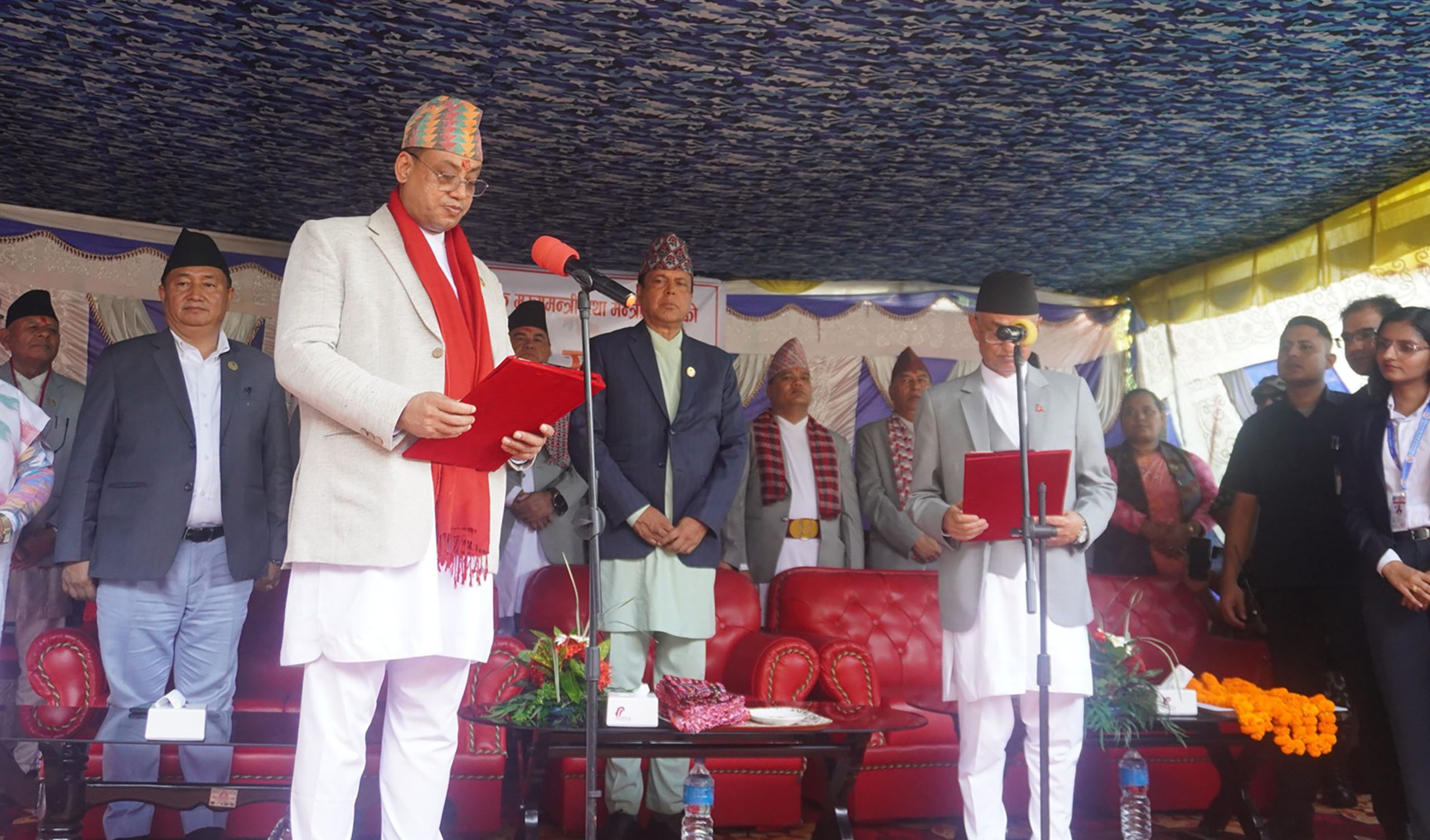 Chief Minister Baniya takes oath of office