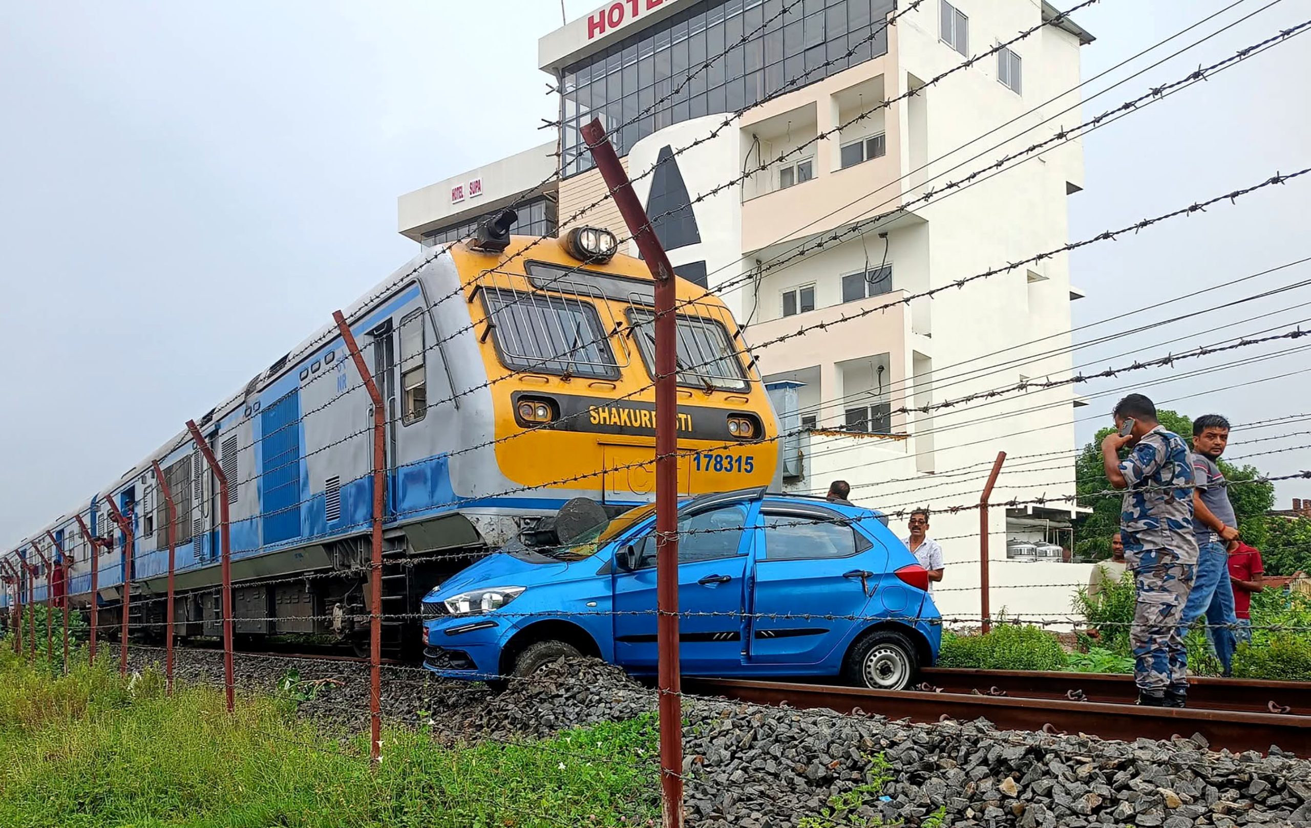 Train and car collide in Janakpur