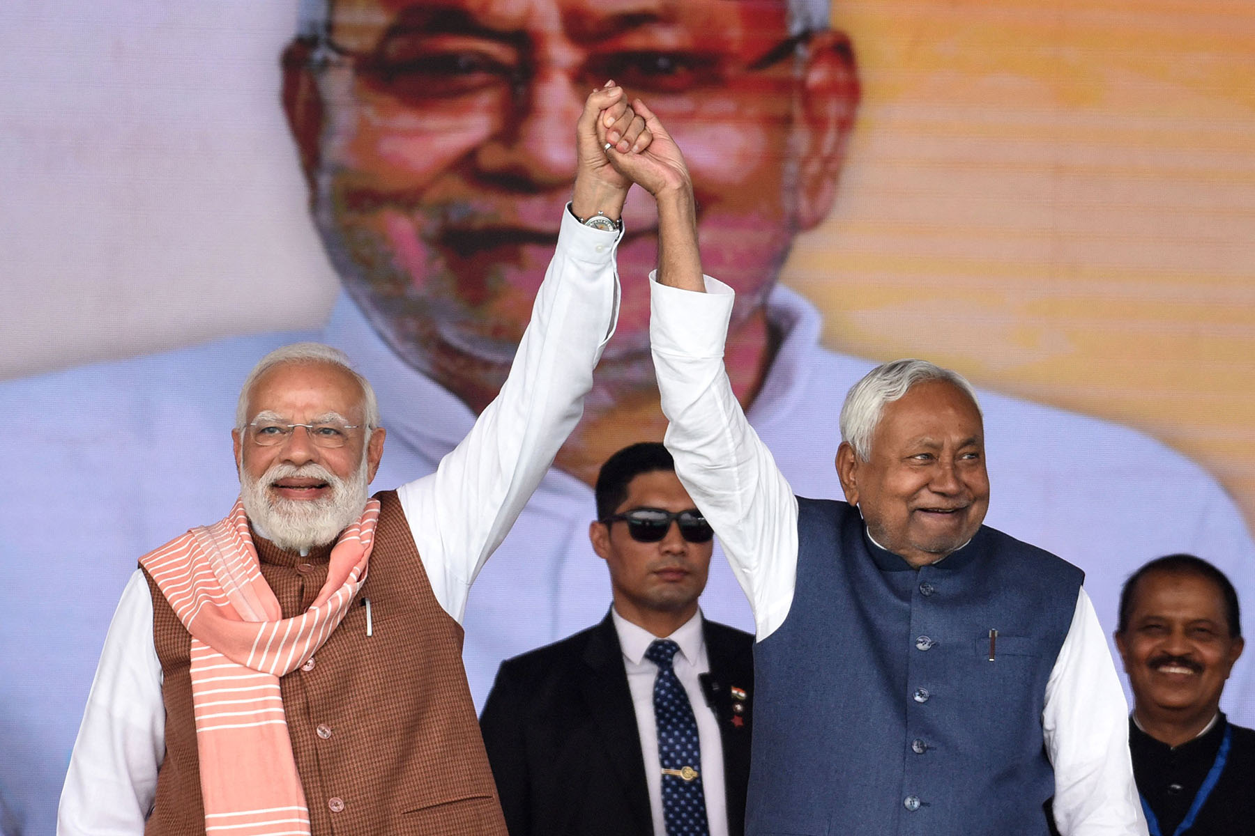 Nitish Kumar takes oath as the Bihar Chief Minister for record 10th time