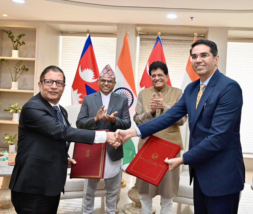 India and Nepal Sign Pact to Boost Rail Trade Connectivity