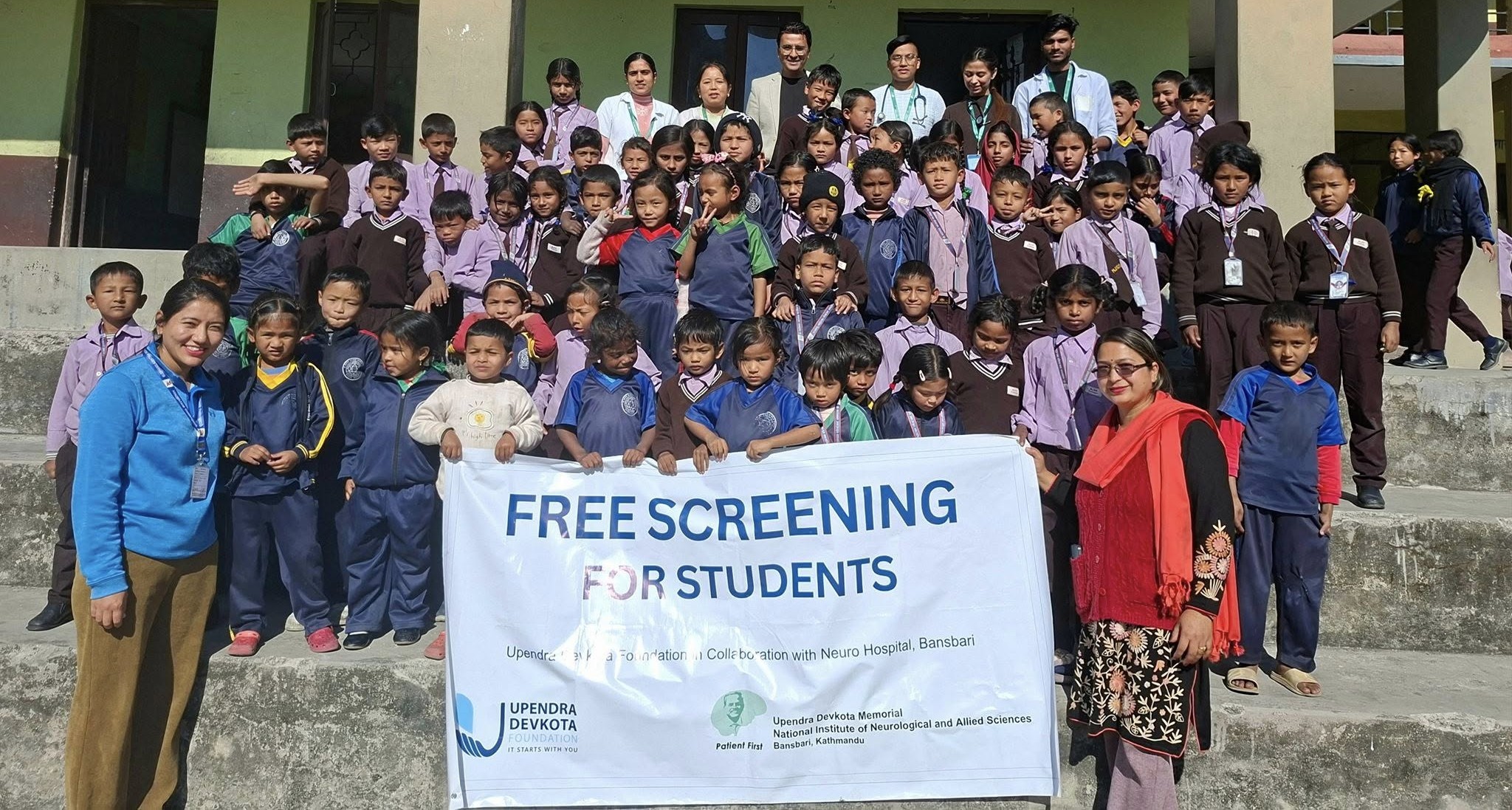 Upendra Devkota Foundation Organizes Free Health Screening for Primary Students