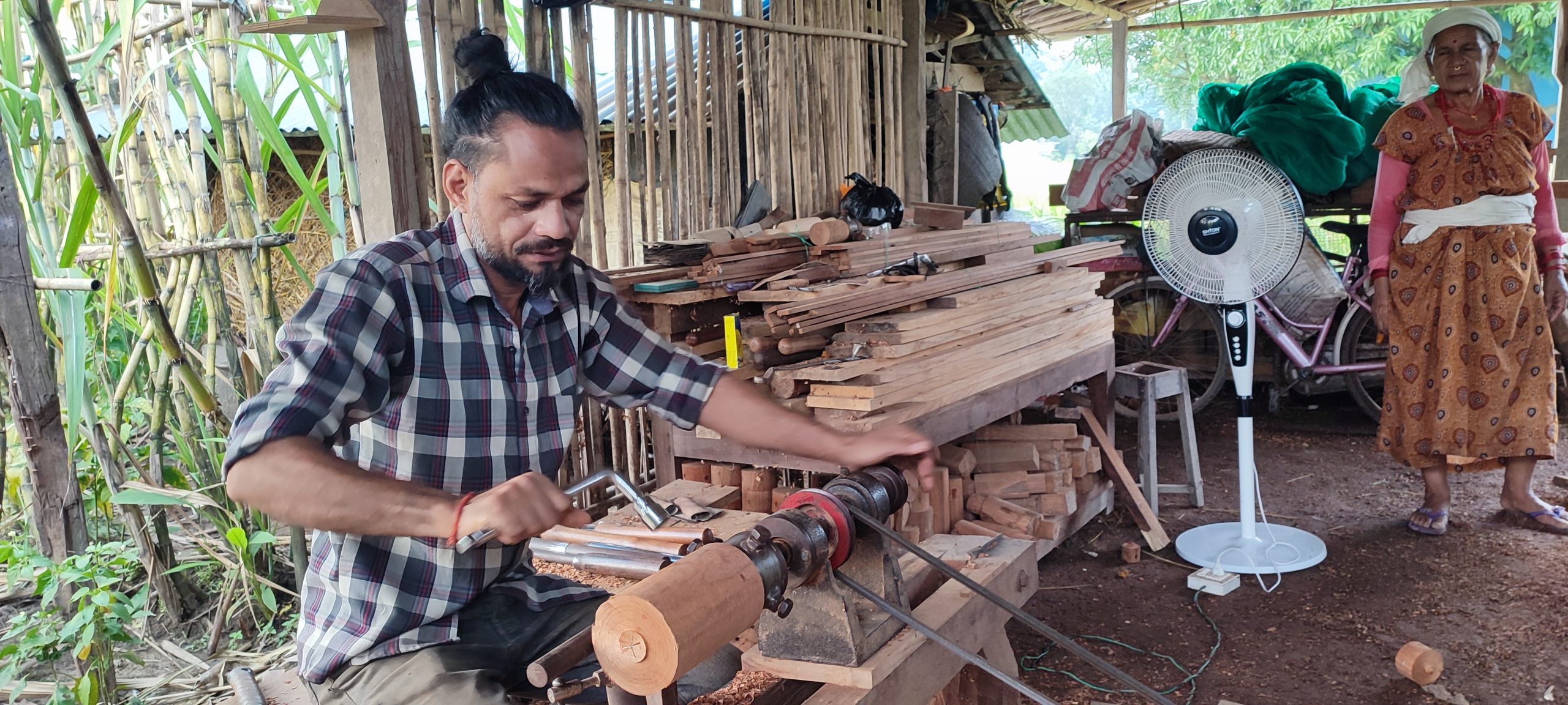Mahara making good income from woodcraft learnt from watching YouTube