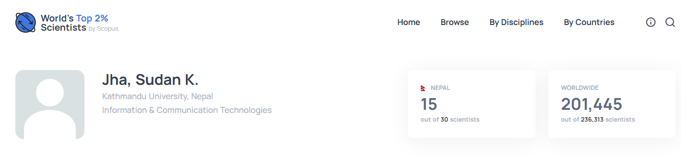 31 Nepali scientists included in the global ranking of best scientists