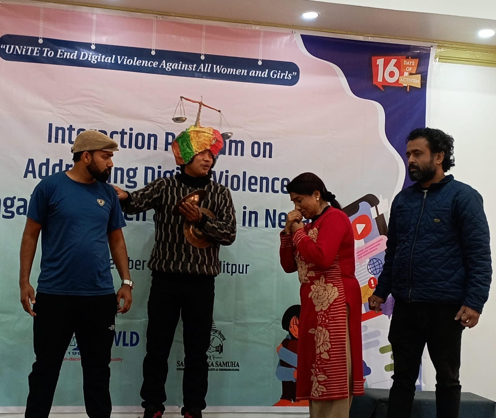 Theatre portrays harsh reality of Cyber Violence against Women and Girls