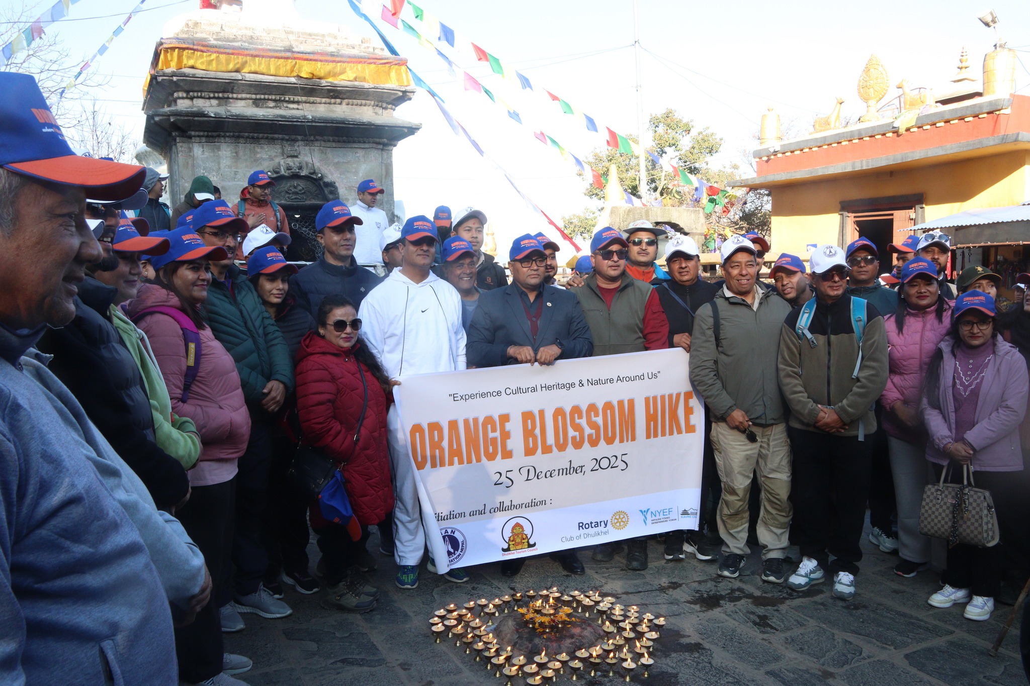 ‘Orange Blossom Hiking’ Successfully Revitalizes Iconic Dhulikhel-Namo Buddha-Balthali Trail