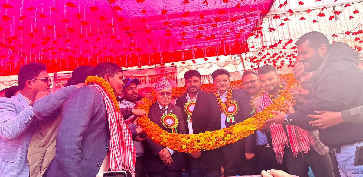 Finance Minister Khanal and Madhes Province Chief Minister Yadav meet