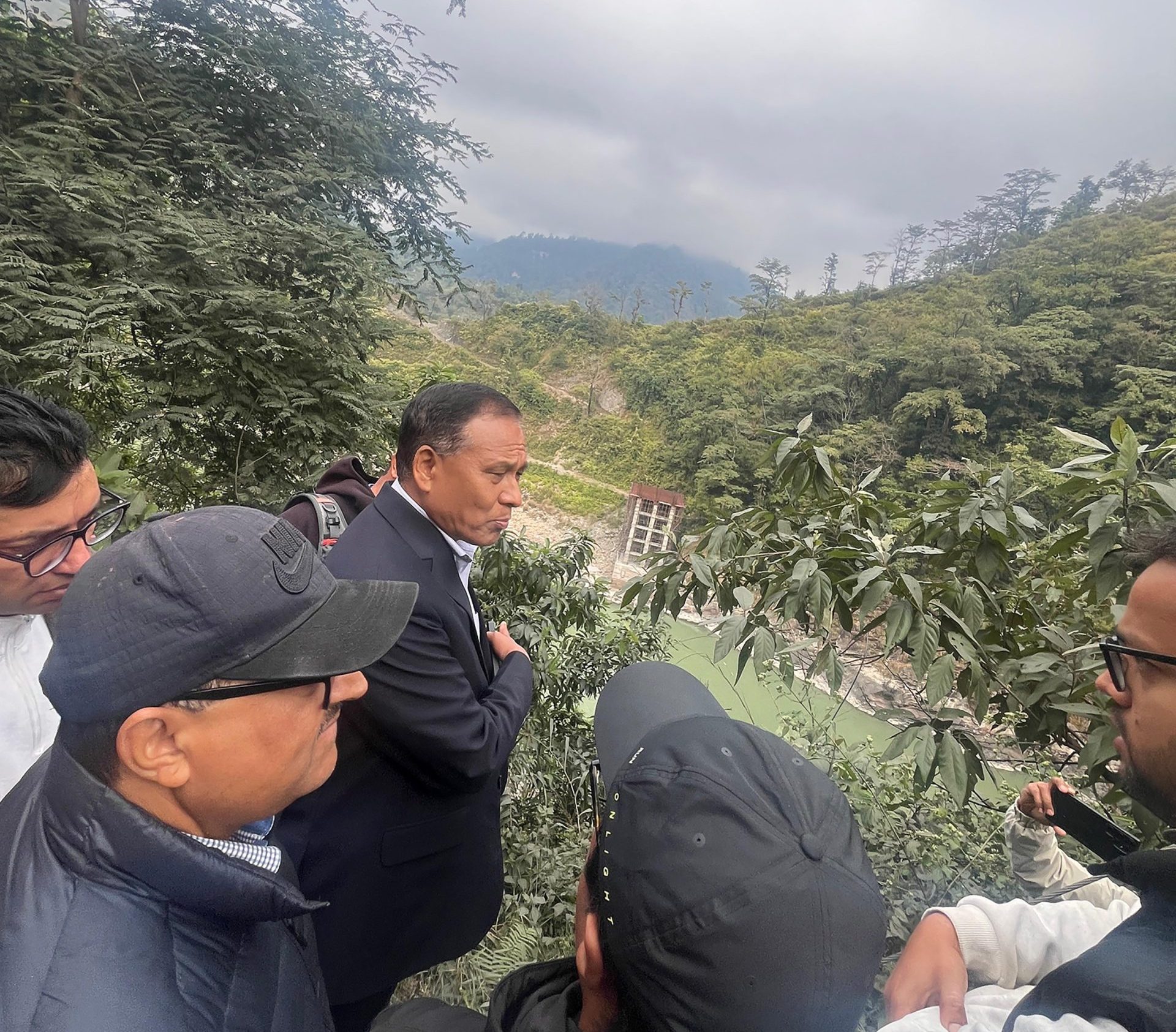 Minister Ghising instructs for resumption of Ghumaune Bridge within month
