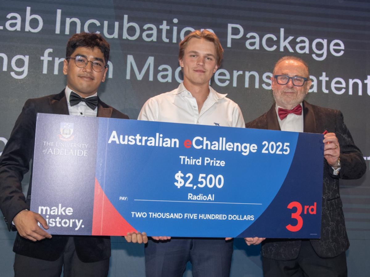 Nepali youth receives ‘Bright Spark Award’ from Adelaide University
