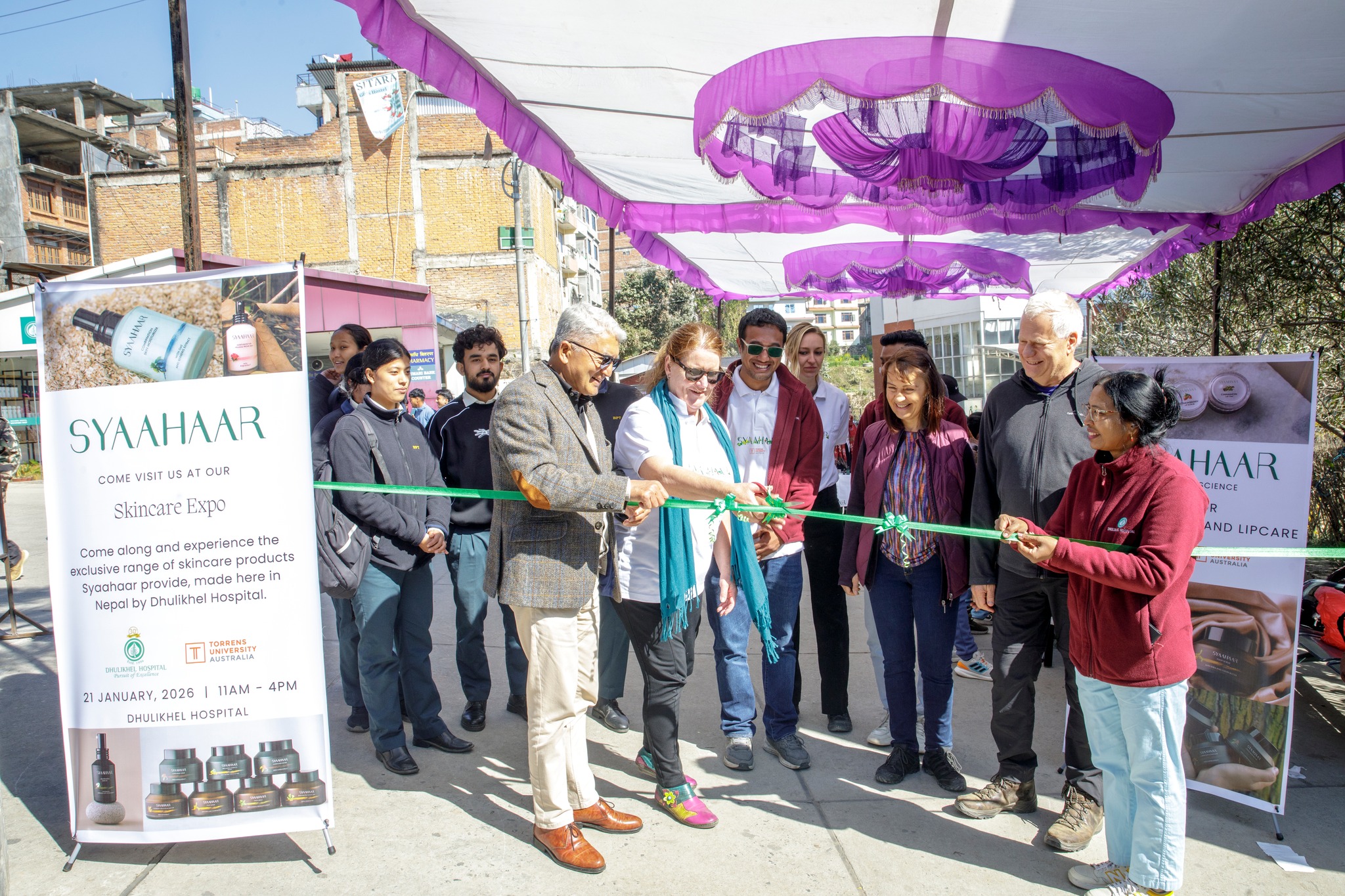 ‘Nature Meets Science’ at Dhulikhel Hospital: SYAAHAAR Plant-Based Skincare Expo Held