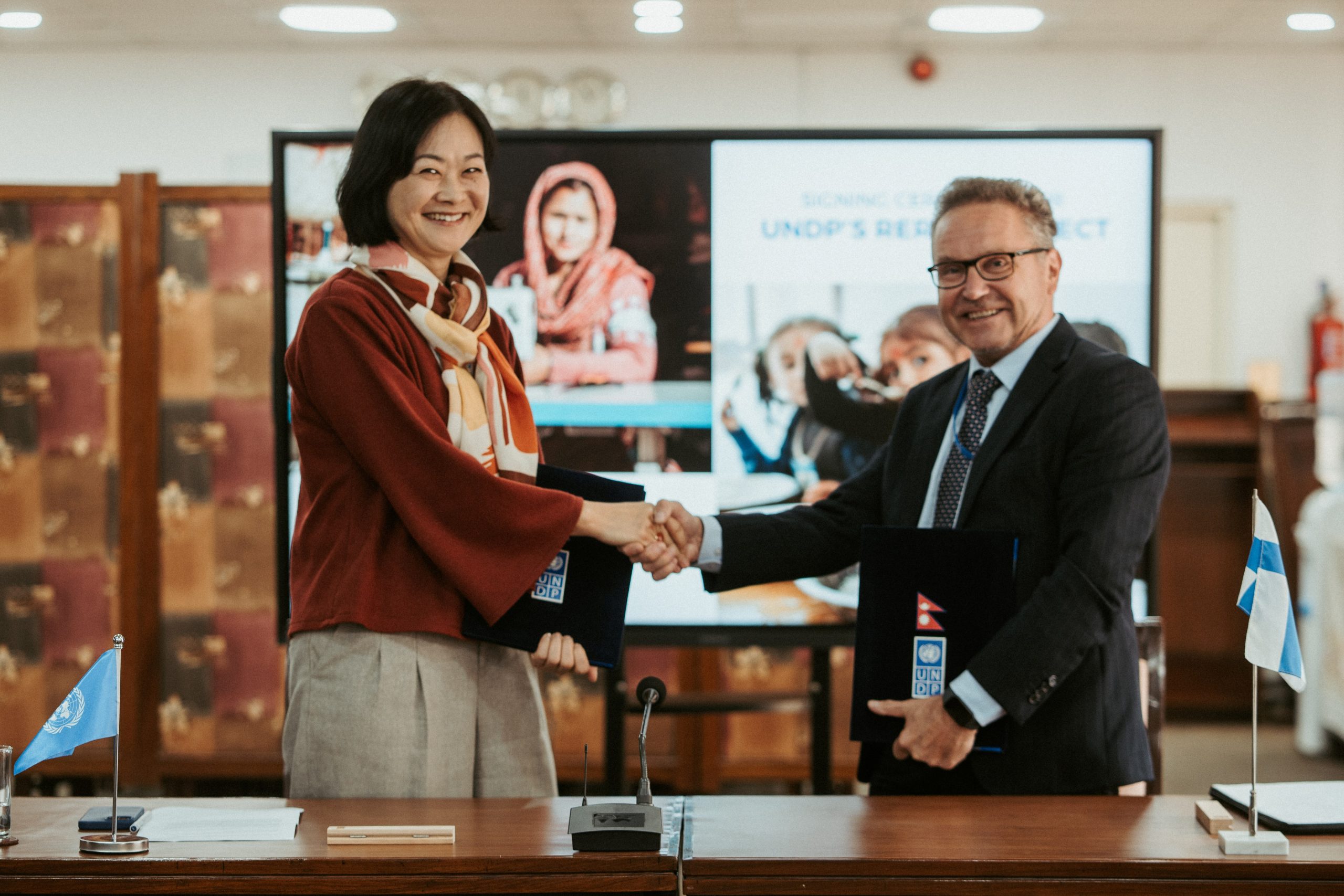 Finland and UNDP Boost Clean Energy and Home-Grown School Meals in Nepal