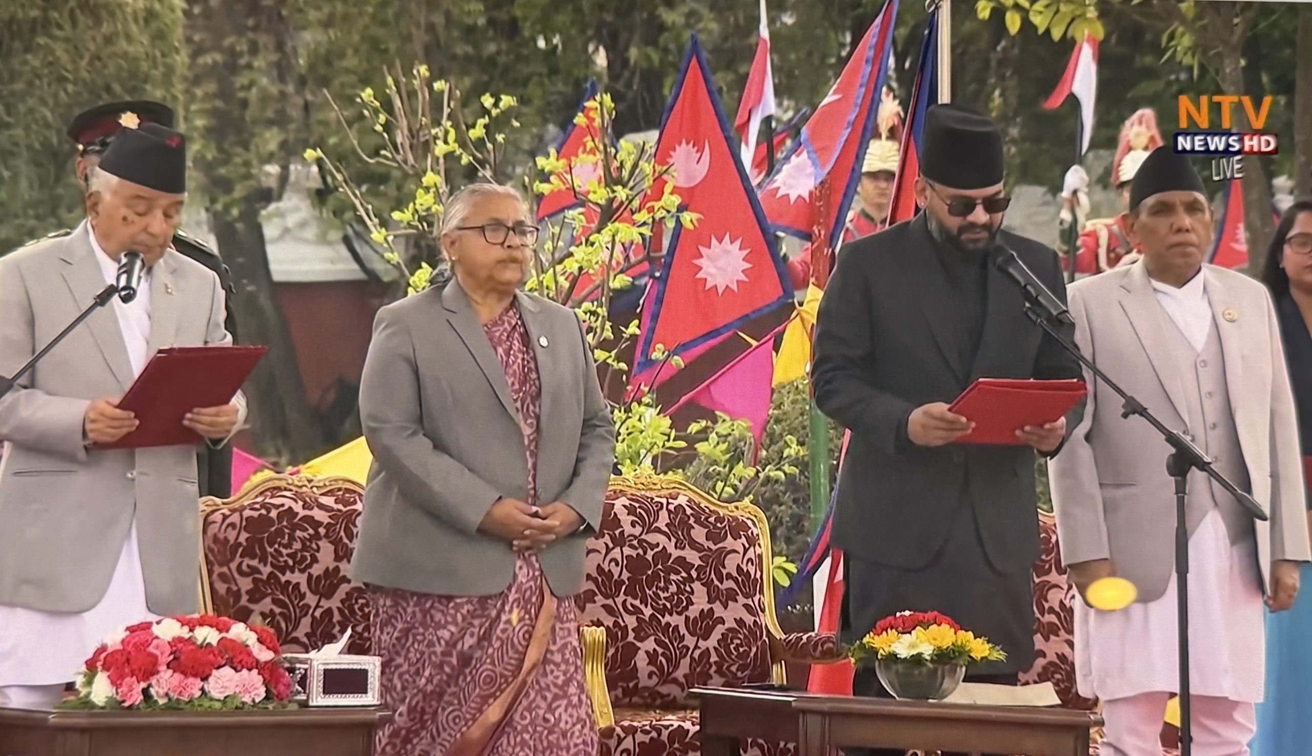 Newly-appointed Prime Minister Shah takes oath before President Paudel